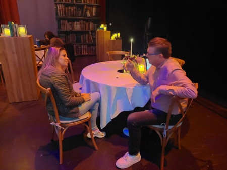 Levend Boek voor Living Library bij het "optimistival" bij AFAS in Leusden.  9 september 2025