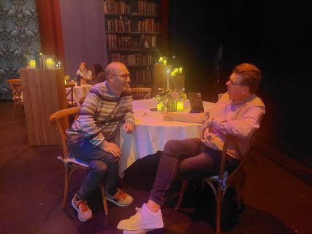 Levend Boek voor Living Library bij het "optimistival" bij AFAS in Leusden.  9 september 2025