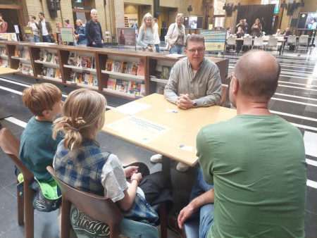 Levend Boek in Bibliotheek Neude, Utrecht. 13 september 2025