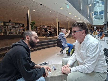 Levend Boek in Nijmegen voor Living Library. 11 april 2026